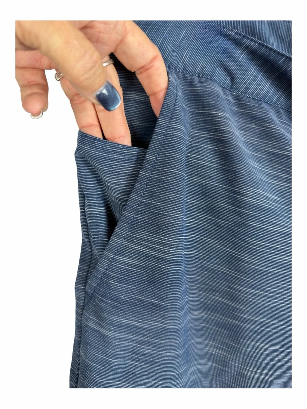 Travis Mathew NWOT Men’s Performance Golf Shorts In Heather Blue.  Size 40.